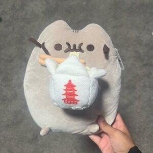 Pusheen with ramen